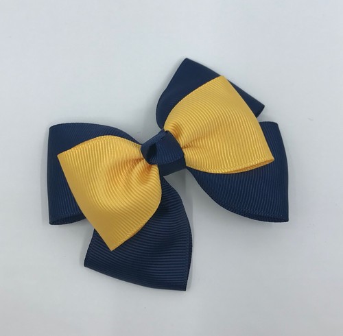 Navy and Yellow Gold School Hair Accessories - Picture 59 of 72