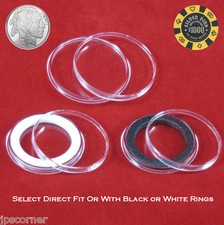 Air-tite 39mm Coin Holder Capsules for 1oz Silver Bullion Rounds Casino Chips