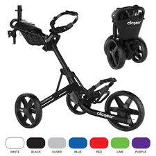 Clicgear Cart Model 4.0 Golf Push Cart |  3-Wheel Folding Collapsible Trolley