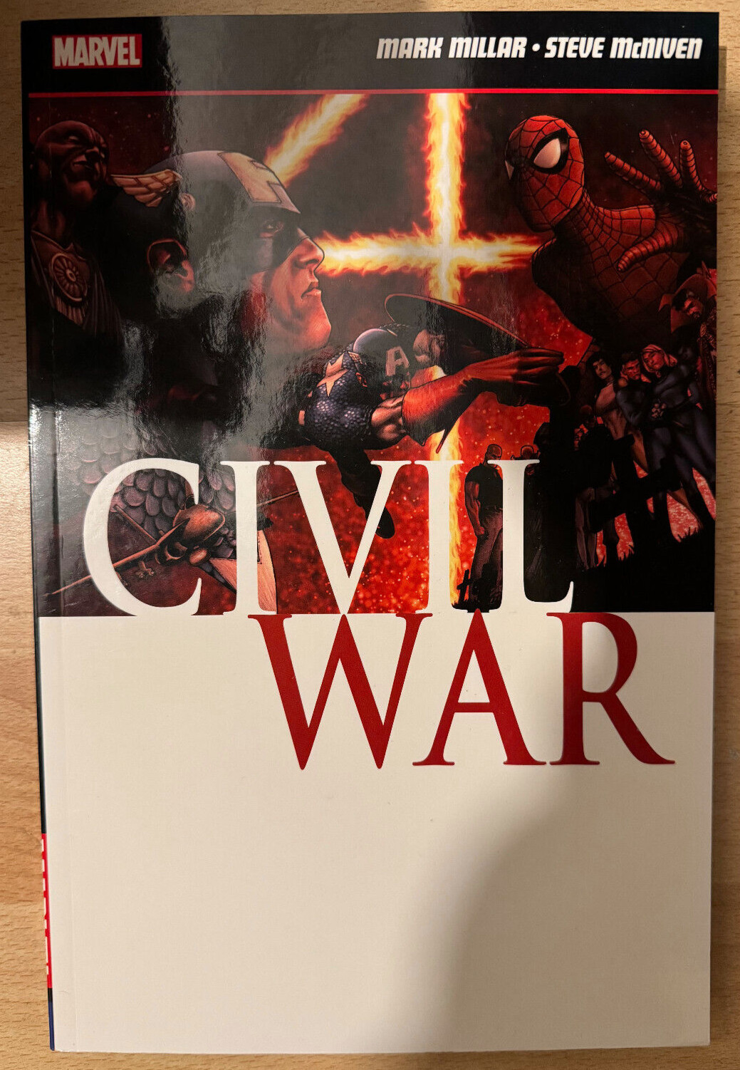 Marvel Civil War Paperback TPB Graphic Novel comics Millar Mcniven