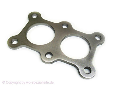 Flansch für Höhenausgleich am Hosenrohr Krümmer Hochblock Golf VW G60 16V ABF 2E