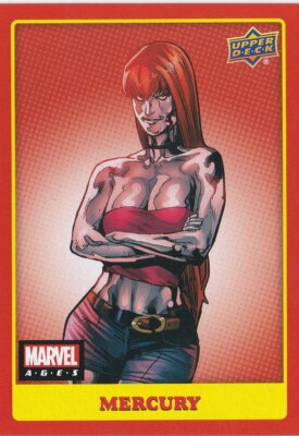 2020 Upper Deck Marvel Ages MERCURY #48 Base Xavier Institute
