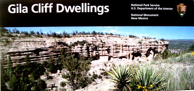 Gila Cliff Dwellings National Monument National Park Service Unigrid Brochure