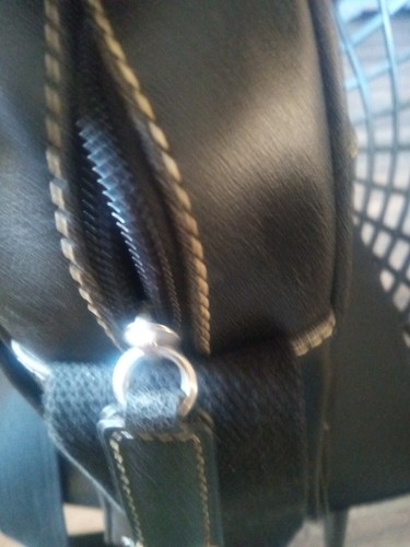 Kenneth Cole Reaction Leather Briefcase Black Shoulder Strap - Picture 7 of 14