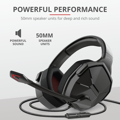 Trust GXT 4371 Ward Gaming Kopfhörer mit Mikrofon Headset für Multiplatform - Bild 2 von 11