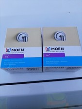 Moen DN0703CH Iso Single Robe Hook Pair Of 2 Chrome