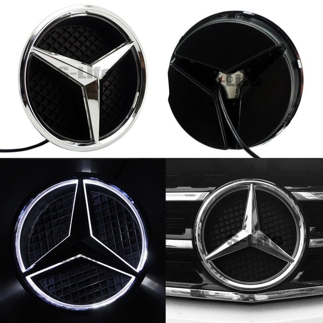 Illuminated Ca Led Grille Star Logo Emblem Light For Mercedes Benz 2013