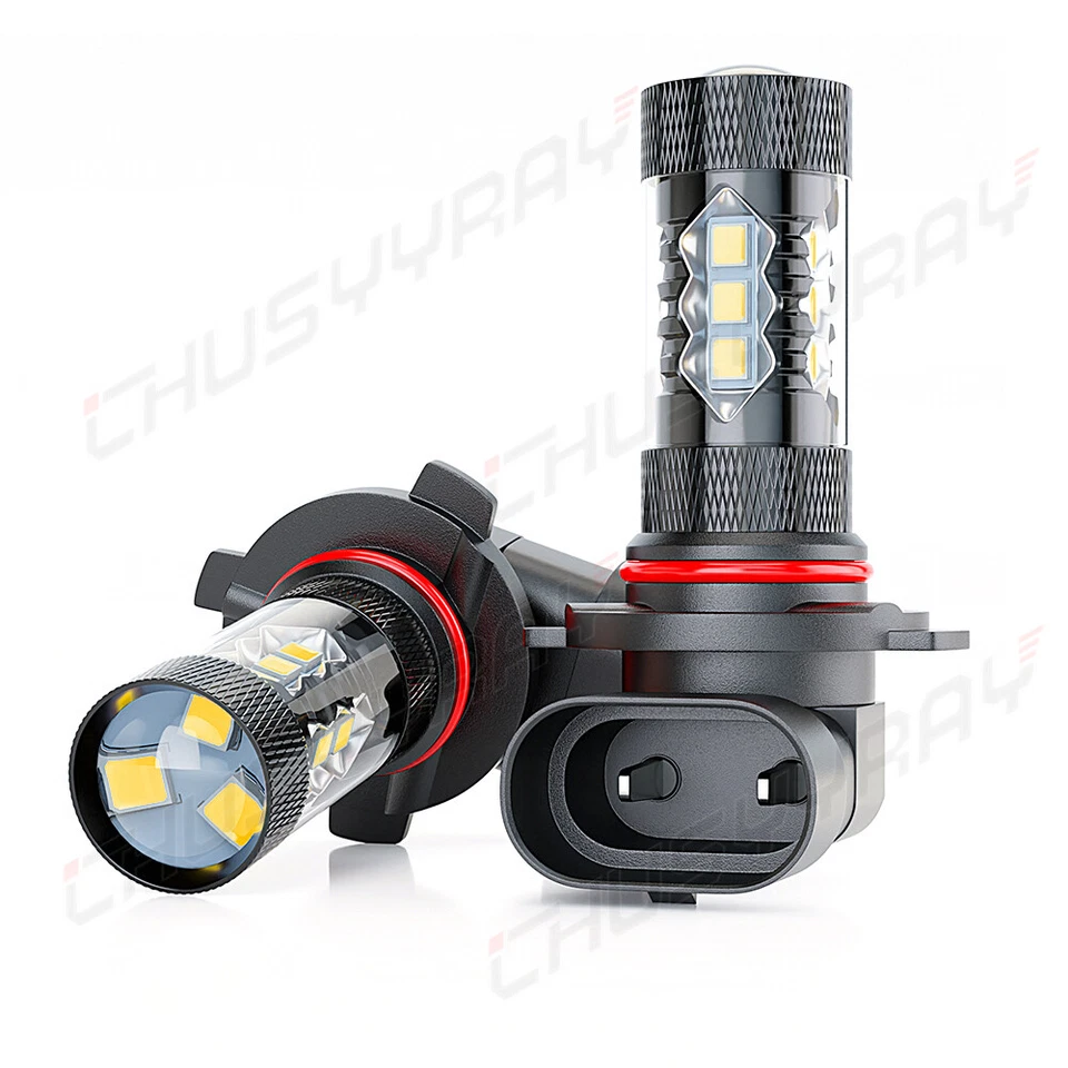 Combo de bombillas antiniebla LED amarillas 4500K para Chrysler Concorde 1998-2004 2x 9145 Foto 2 de 4