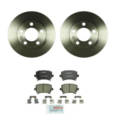 Bosch Disc Brake Pad and Rotor Kit Rear 232mm Ceramic For Volkswagen | eBay