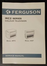 FERGUSON 41P3 A51F TV Chassis IKC2 Repair Service Manual + Diagram + Mag Article