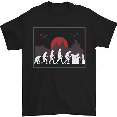 Evolution Eines Gamers Gaming Videospiele Herren T-Shirt 100% Baumwolle