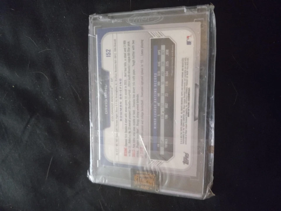 David Dahl 2021 Topps Archives Signature Series/1 Foto 2 de 2