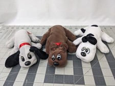 Tonka Pound Puppy Dog Puppies 8 Inch Lot of 3 Rumple Skins Stuffed Animal Toy 2