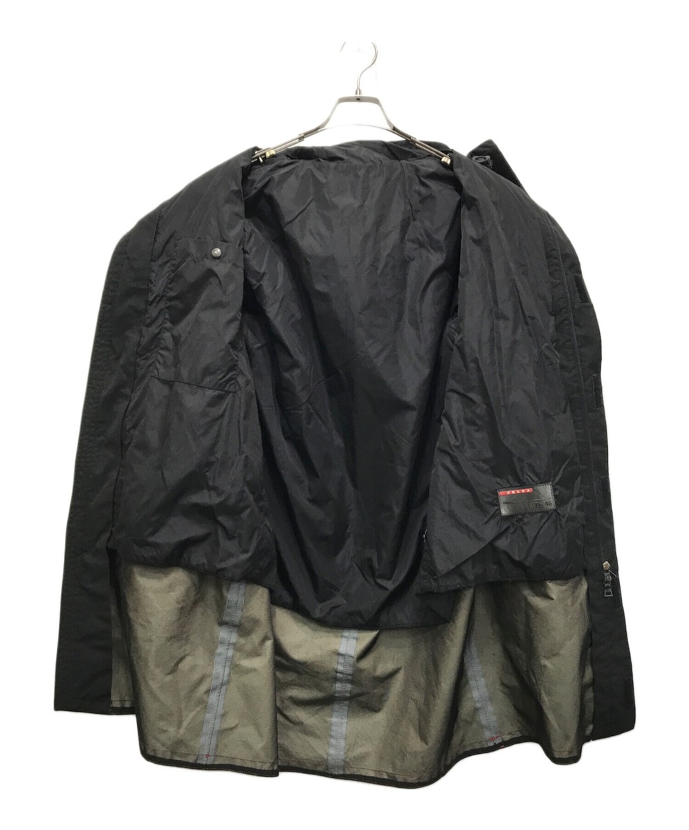 PRADA SPORTS Nylon coat with liner Size: 46 Black Men SGA154 PRADA SPORTS Nylon coat with liner Size: 46 Black Men SGA154