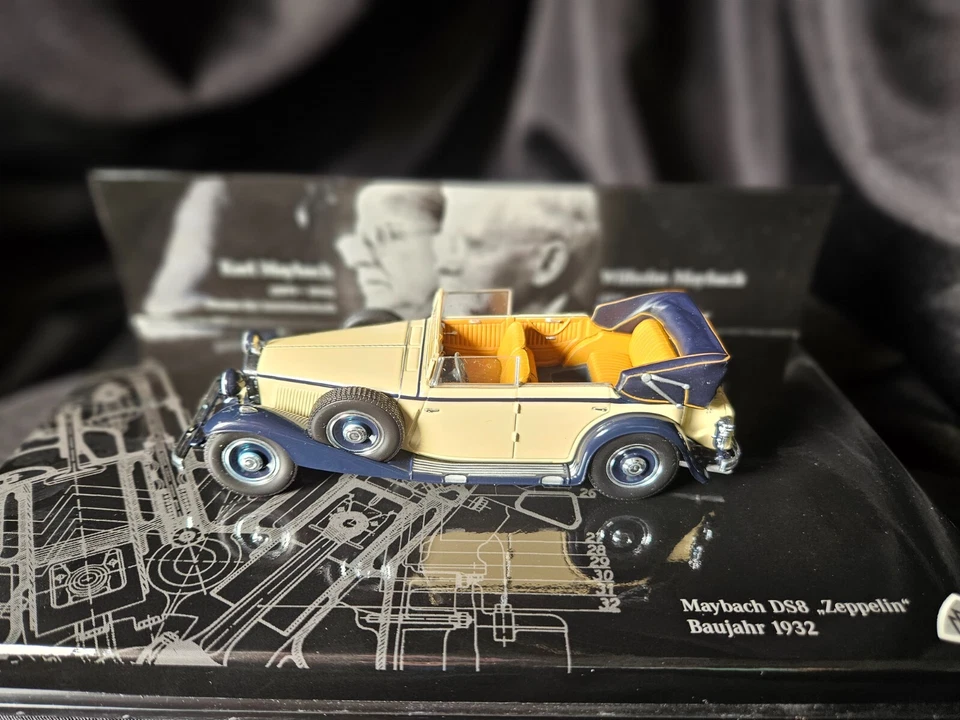 Minichamps Maybach DS8 "Zeppelin" Baujahr 1932 1:43 Scale Inv. #0271 - Image 2 of 4