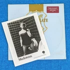 MADONNA GOLD STAMP PROMO THE IMMACULATE COLLECTION 12" VINYL LP & PRESS PHOTO
