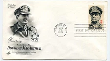 1424 General Douglas MacArthur ArtCraft  FDC