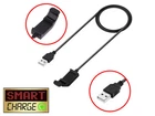 SmartCharge 1m USB Charging/Data Cable/Clip For Garmin Edge 20/25 GPS Bike Watch