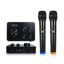 Sound Town Wireless Microphone Karaoke Mixer System, Supports HD Audio Return...