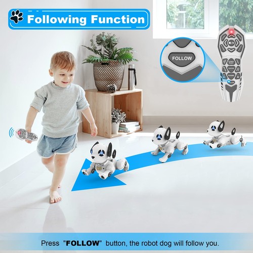 Remote Control Robot Dog Toy, RC Dog Programmable Smart Interactive Robotic P... - Picture 4 of 7