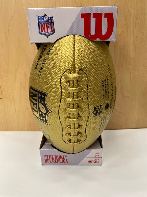 Brand New Wilson NFL Gold Ball Official Full Size Great for