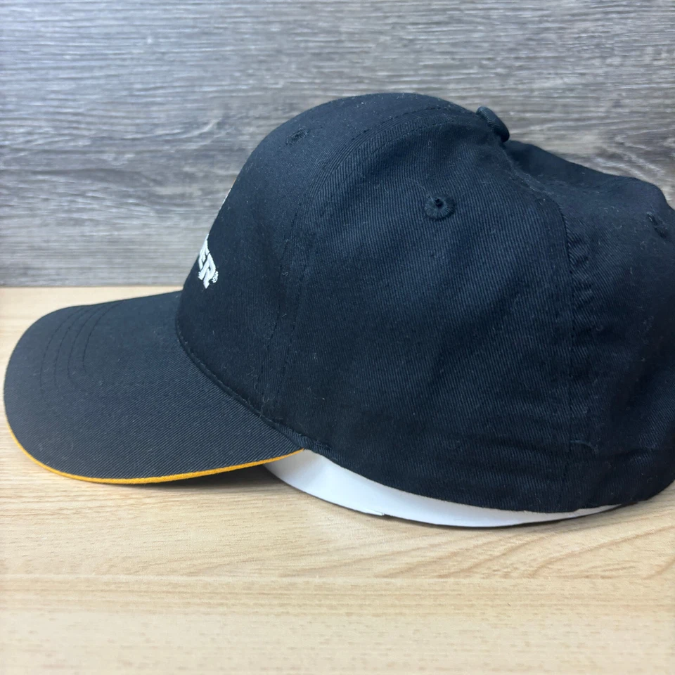 Cortador de grama Hustler chapéu alça traseira preto ajustável - Imagem 4 de 4