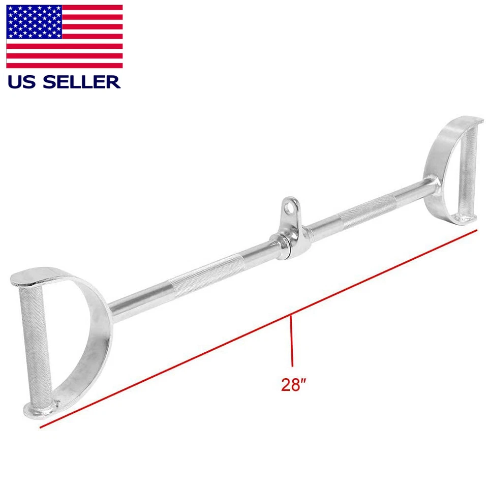 Насадки на кабель трицепса для домашнего тренажерного зала FMTX: комбинированные плоские LAT-образные с металлической ручкой 2 шт. - Изображение 2 из 2