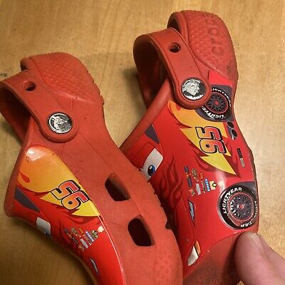 Crocs Lightning McQueen Disney Pixar Cars Piston Cup Red Toddler Size C12 12