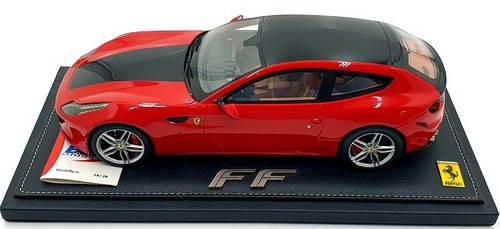 BBR 1/18 Scale Resin P1854B - Ferrari FF 2012 Two Tones - Red/Black - Picture 4 of 6