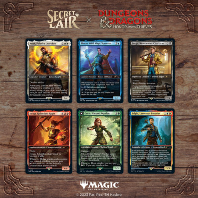 Magic Secret Lair Series - Dungeons & Dragons: Honor Among Thieves mtg Magic