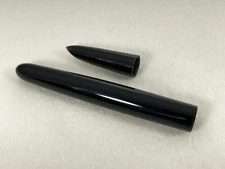 Vintage PARKER 51 Fountain Pen parts ~ 1950s AEROMETRIC barrel set ~ BLACK ~ ExC