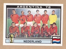 Panini Sonric's - World Cup Story - Argentina 78 - Team Photo - Holland -# 118