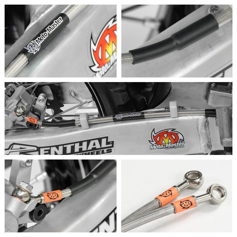 Moto Master Brake Line - Rear - KTM SX65 (2004-) MX Motocross Off-Road - Image 2