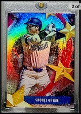 🔥Shohei Ohtani⭐️Gold Star⭐️Holofoil Refractor🔥WORLD SERIES MVP🔥LA⭐️