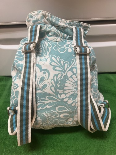 Roxy Quiksilver Drawstring Floral Backpack Size 15.5” X 14” X 8” - Picture 3 of 6