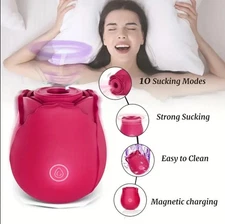 Pink Rose Toys Vibrators Suction For Women Vibrator Women  FREE SAME DAYSHIPPING