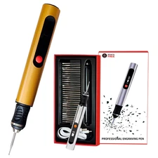 Rechargeable LCD Engraving Pen & Nail Drill Kit - Multi-Function Tool