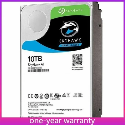 ST10000VE0008 Seagate Skyhawk AI 10TB 3.5" SATA 7200rpm Internal Hard Disk - Image 1 of 3