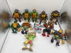 Vintage 1990s TMNT Teenage Mutant Ninja Turtles Lot Of 11 Action Figures