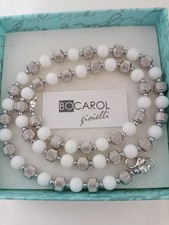 Collana giada bianca