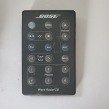 Genuine Bose Wave Radio/CD Music System Black Remote Control