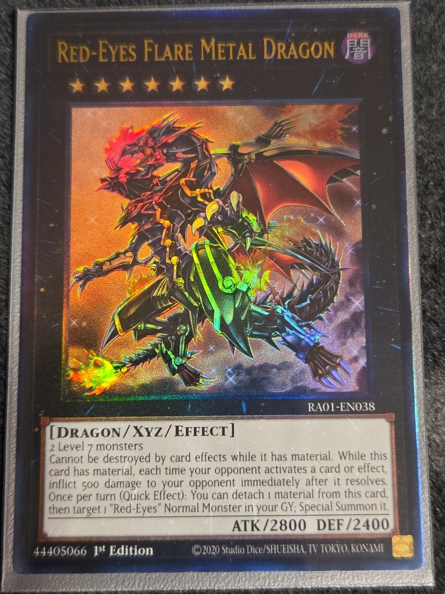 Red-Eyes Flare Metal Dragon Yu-Gi-Oh! TCG Ultimate Rare Individual