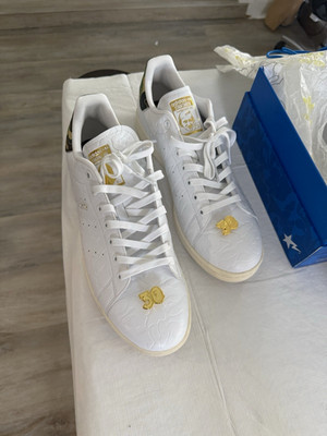 adidas x BAPE Stan Smith ''30th Anniversary'' White - Low Wore once $160  