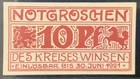 1921 GERMANY PAPER MONEY - 10 PFENNIG UNCIRCULATED BANKNOTE! — photo 1