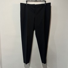 BOSS HUGO BOSS Pants Women's 10 Tiluna Black Wool Classic Office Career Dressy