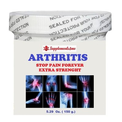 POWERFUL NATURAL ARTHRITIS CREAM FOR WOMEN & MEN - 100% HERBAL  - MADE IN USA