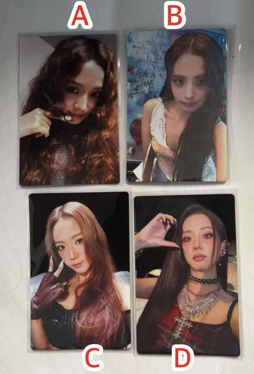 BLACKPINK ジス AMORTAGE QQmusic 限定 トレカ B BLACKPINK JISOO OFFICIAL AMORTAGE ALBUM QQ MUSIC TME POB