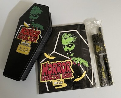 Vintage Helix Horror Stiftebox und Übungsheft Set