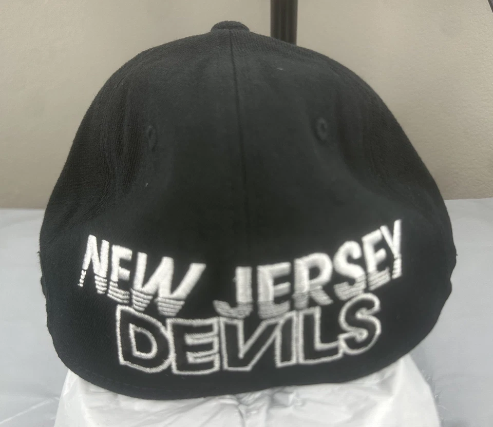 Gorra de béisbol Reebok Center Ice NHL New Jersey Devils gato L/XL ajustada unisex  Foto 4 de 4