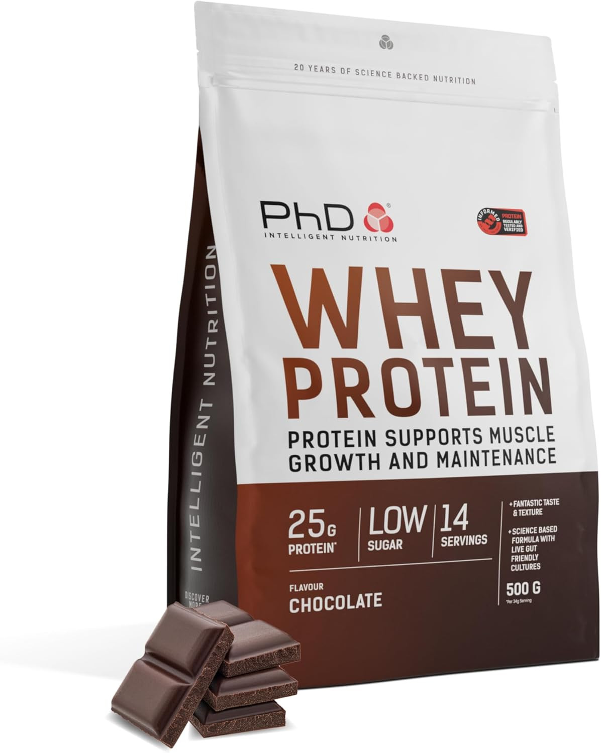 Integratore Whey Protein Cioccolato 500G | Potenza e Recupero Rapido